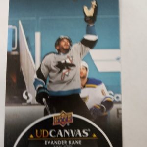 2021-22 UD series 1 UD canvas Evander Kane