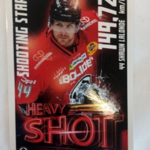 2021-2022 Cardset SM-Liiga Heavy Shot Shawn Lalonde