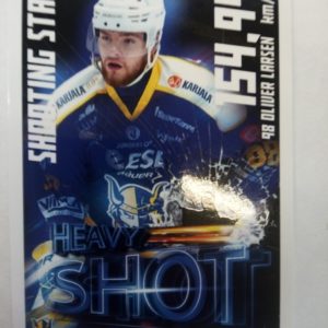 2021-2022 Cardset SM-Liiga Heavy Shot Oliver Larsen