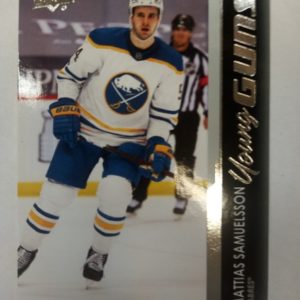 2021-2022 Upper Deck Series One Young Guns Mattias Samuelsson