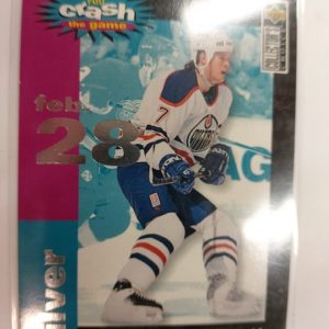 1995-96 Collector's Choice Crash the Game Silver feb.28 Jason Arnott C19