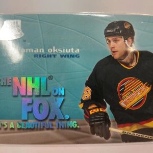 1995-96 SkyBox Impact The NHL on FOX Roman Oksiuta
