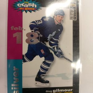 1995-96 Collector's Choice Crash the Game SILVER Doug Gilmour feb.18