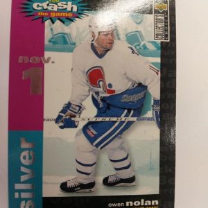 1995-96 Collector's Choice Crash the Game SILVER Owen Nolan nov.1
