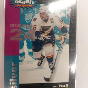 1995-96 Collector's Choice Crash the Game SILVER Brett Hull march24