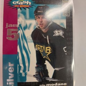 1995-96 Collector's Choice Crash the Game SILVER Mike Modano jan.5