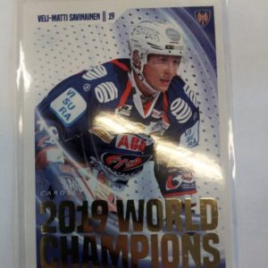 2019 sm-liiga world champions Veli-Matti Savinainen