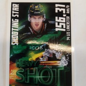 2021-22 shooting star heavy shot Les Lancaster