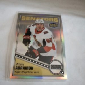 2019-20 NHL O-Pee-Chee Platinum Rookie Rainbow Vitaly Abramov