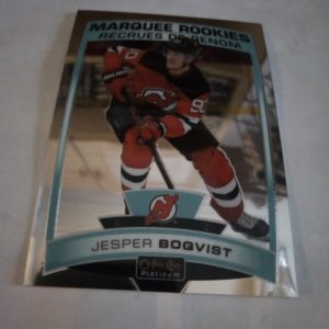 2019-20 NHL O-Pee-Chee Platinum Marquee Rookies Jesper Boqvist