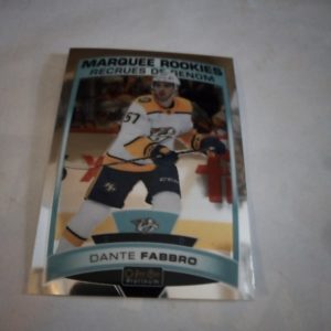 2019-20 NHL O-Pee-Chee Platinum Marquee Rookies Dante Fabbro