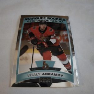 2019-20 NHL O-Pee-Chee Platinum Marquee Rookies Vitaly Abramov