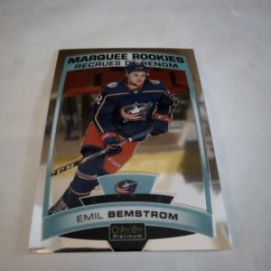 2019-20 NHL O-Pee-Chee Platinum Marquee Rookies Emil Bemstrom