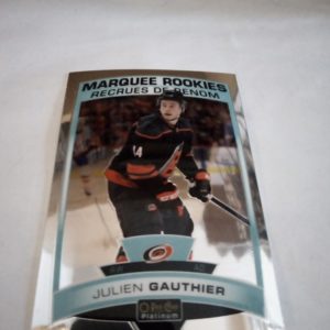2019-20 NHL O-Pee-Chee Platinum Marquee Rookies Julien Gauthier