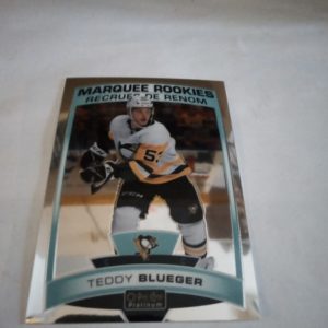 2019-20 NHL O-Pee-Chee Platinum Marquee Rookies Teddy Blueger
