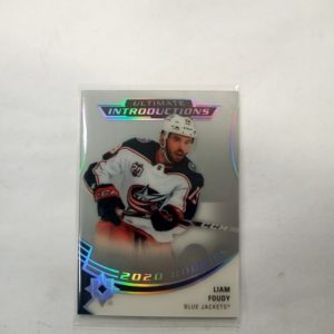 2020-21 NHL Upper Deck Ultimate Introductions 2020 Rookies Liam Foudy