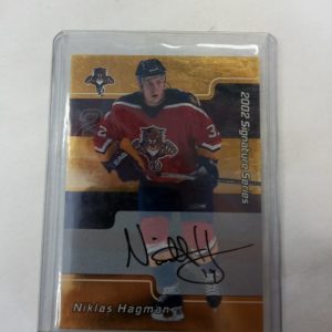 2002-03 Niklas Hagman first signature card