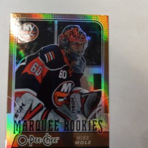 2008-09 OPC marquee rookies Mike Mole golden borden
