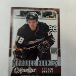 2008-09 OPC marquee rookies Andrew Ebbett