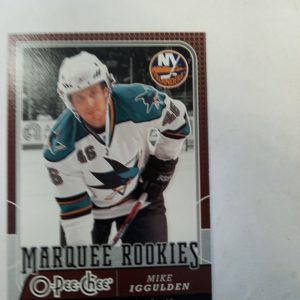 2008-09 OPC marquee rookies Mike Iggulden
