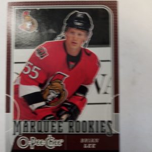 2008-09 OPC marquee rookies Brian Lee