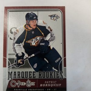 2008-09 OPC marquee rookies Patric Hornqvist