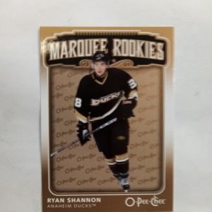 2006-2007 Upper Deck O-Pee-Chee Marquee Rookies Ryan Shannon