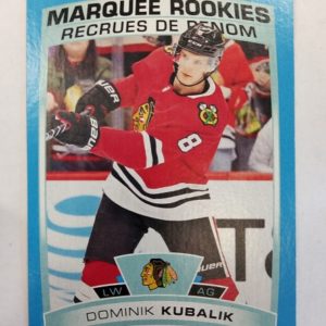 2019-2020 Upper Deck O-Pee-Chee Marquee Rookies Dominik Kubalik