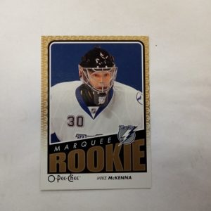 2009-10 NHL O-Pee-Chee Marquee Rookie Mike McKenna