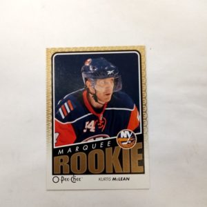2009-10 NHL O-Pee-Chee Marquee Rookie Kurtis McLean