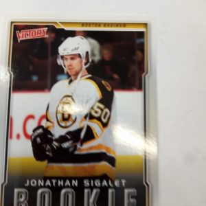 2007-08 UD victory rookie Jonathan Sigalet