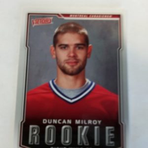 2007-08 UD victory rookie Ducan Milroy