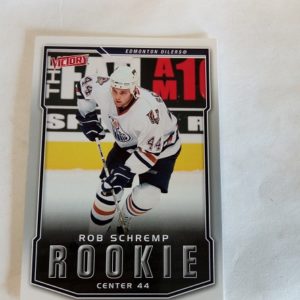 2007-08 UD victory rookie Rob Schremp