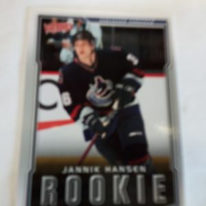 2007-08 UD victory rookie Jannik Hansen