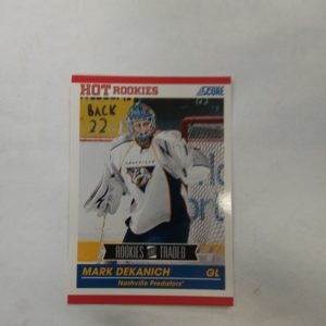 2010-11 panini Hot Rookies Mark Dekanich