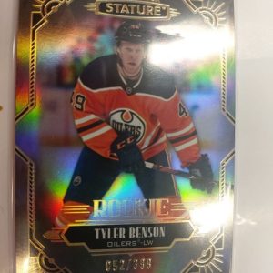 2020-21 Upper Deck Stature Rookie /339 Tyler Benson