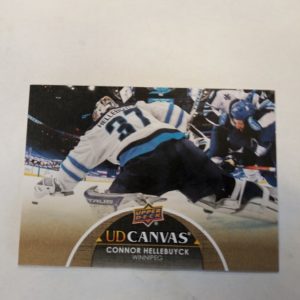 2021-22 UD series 1 UD canvas Connor Hellebuyck