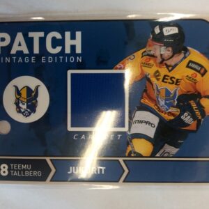 2018-2019 Cardset SM-Liiga Patch Vintage Edition Teemu Tallberg Redemption Card