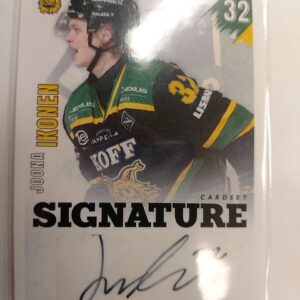 2020-21 Cardset Signature /125 Joona Ikonen