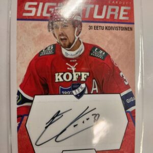 2021-22 Cardset Signature /125 Eetu Koivistoinen