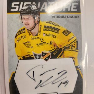2021-22 Cardset Signature /125 Tuomas Kiiskinen