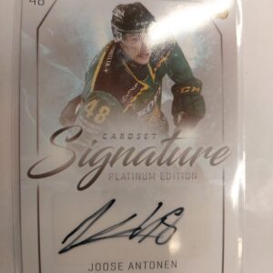 2018-19 Cardset Signature /125 Joose Antonen