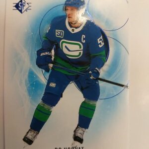 2020-21 SP Authentic Blue Parallel Bo Horvat