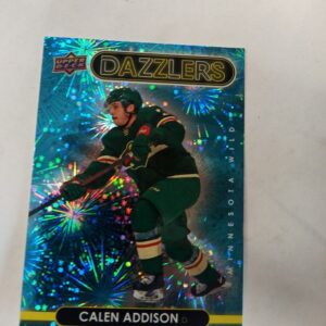 2021-22 UD series 2 dazzlers blue Calen Addison