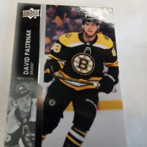 2021-22 Upper Deck series 2 David Pastrnak