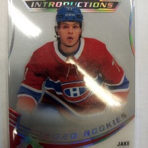 2020-2021 Upper Deck Ultimate Introductions Rookies Jake Evans