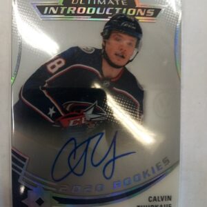 2020-2021 Upper Deck Ultimate Introductions Rookies Calvin Thurkauf