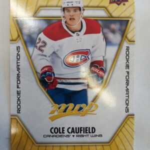 2021-2022 Upper Deck MVP Rookie Formations Cole Caufield