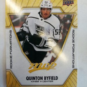 2021-2022 Upper Deck MVP Rookie Formations Quinton Byfield