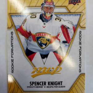 2021-2022 Upper Deck MVP Rookie Formations Spencer Knight